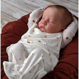 🆕19 inch Girl Toddler Soft Body  Full SiliconeLifelike Reborn Newborn Baby Doll